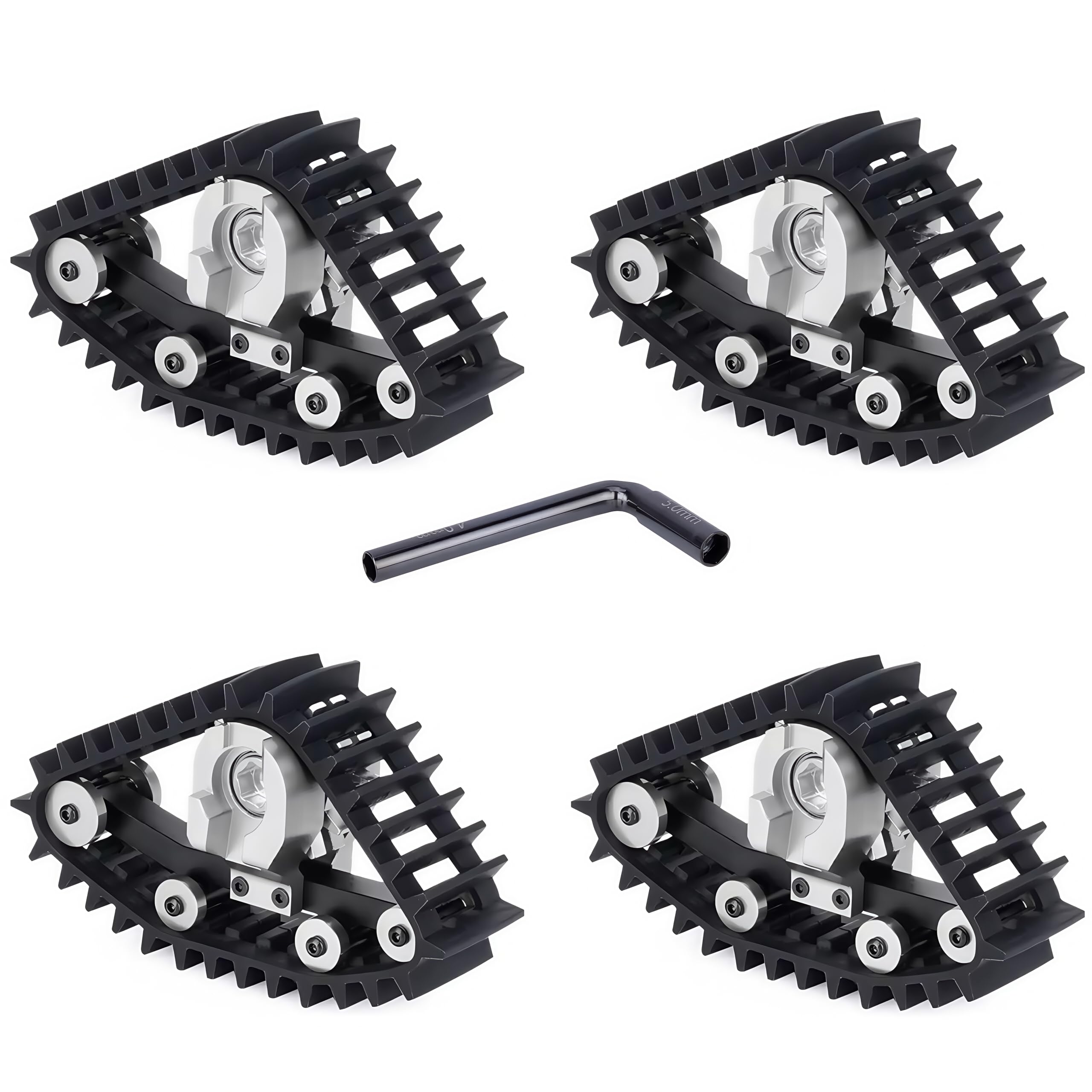 Amazon.com: TRX4M Track Snow Tires, 4Pcs TRX4M Track Wheels Snow